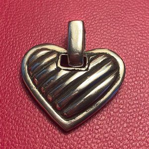 New Designer Inspired Abion Cable Heart Pendant